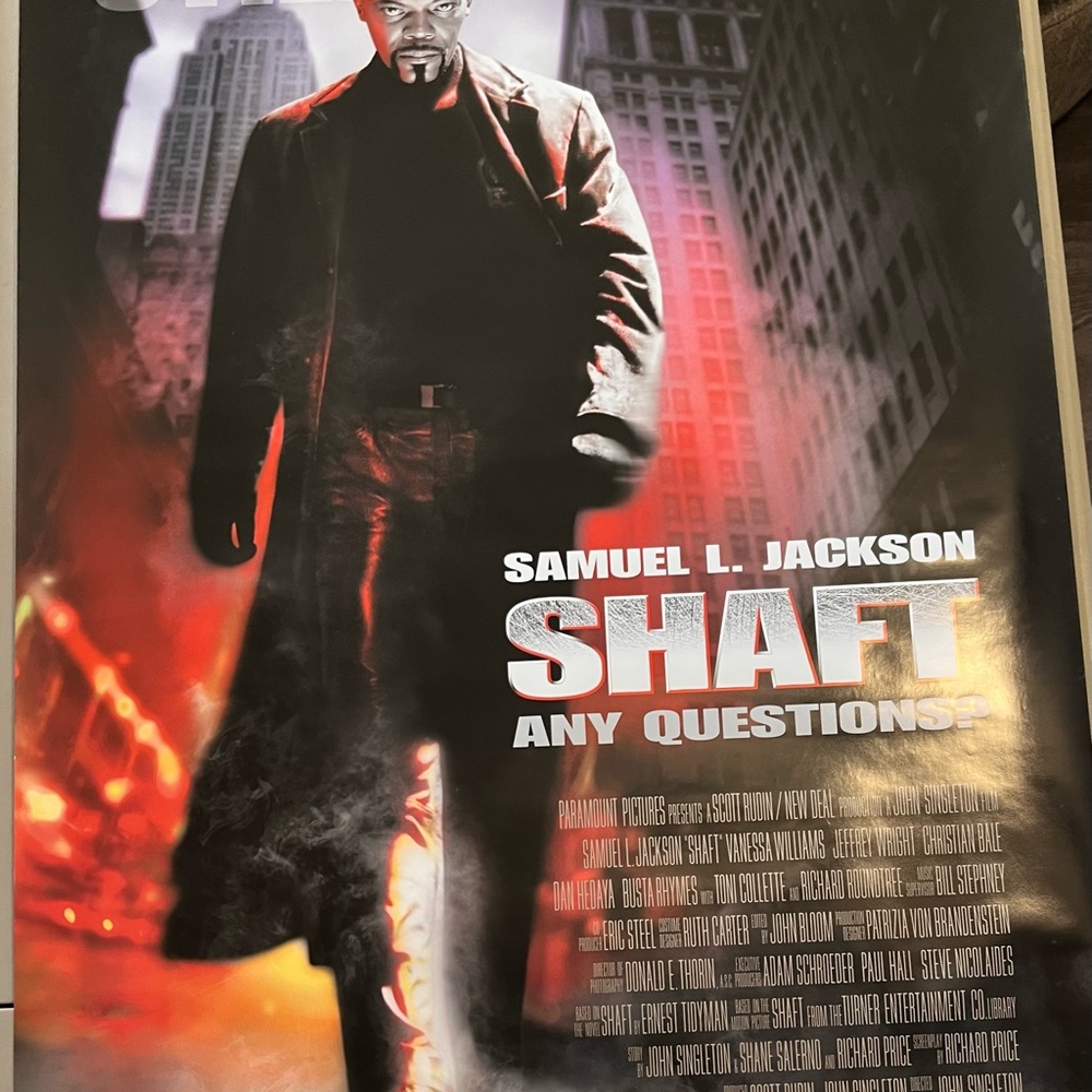 Authentic “Shaft” Movie Poster